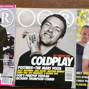 Music Culture - Vintage rare Dutch POP music 3x magazine OOR GOLDPLAY-Iconic Music History