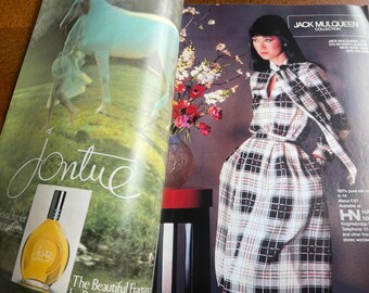 中古ヴィンテージ希少ファッション雑誌 VOGUE 1981年7月号 - アイ