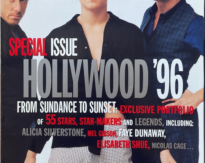 For Women who read fashion -Magazine Vanity Fair 1996 Special Issue Hollywood, Special cover with Leonardo DiCaprino-Will Smitt…………