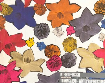 For Women who read fashion -Magazine vintage International TEXTILES 1988