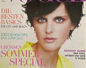 Own a piece of Vogue history -Vintage magazine Vogue Germany 1996 cover Stelle Tennant