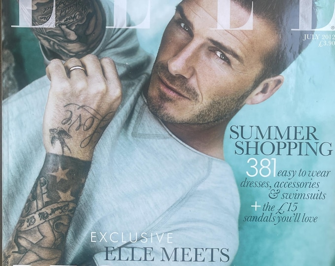 Pre-Owned Fashion unique Magazine ELLEN 2012 cover David Beckham