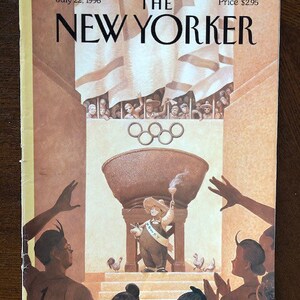 The cover's just the beginning - The New Yorker 1996 Iconic Journalism & Cartoons - Collectible Issue Gift for magazine lovers!