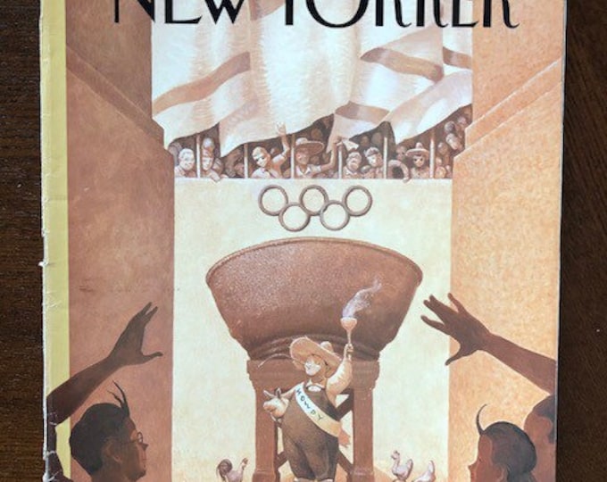 The cover's just the beginning - The New Yorker 1996 Iconic Journalism & Cartoons - Collectible Issue Gift for magazine lovers!