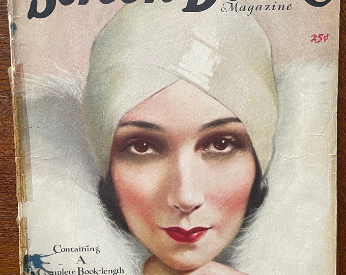 Pre-Owned classic rare Screen Book Magazine 1920-Cinema Culture-Iconic Actors, Plays,&Reviews- Collectible Back issue