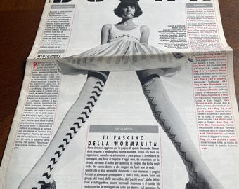Pre-Owned Vintage rare fashion magazine Italia DONNA NEO MODE 1987, Fashion history