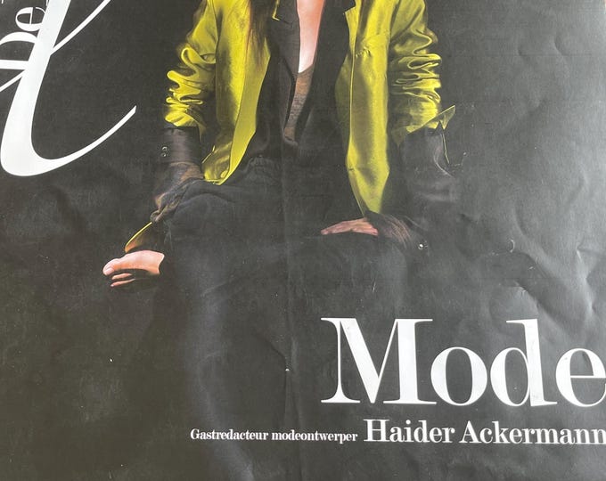 For Women who read fashion -Magazine Netherlands fashion edition newspaper NRC, Haider Ackerman mode designer