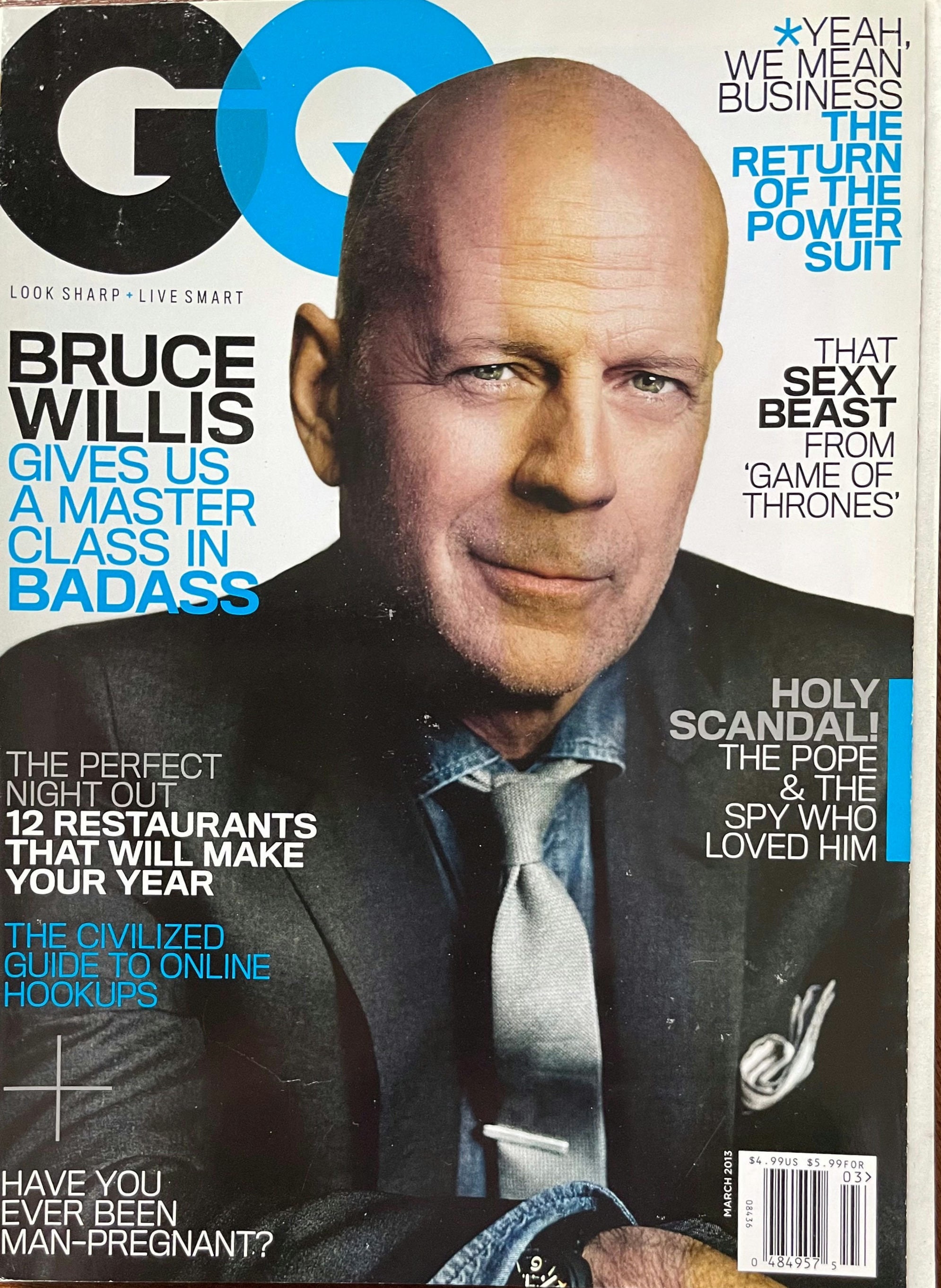 GQ Magazin Cover Bruce Willis