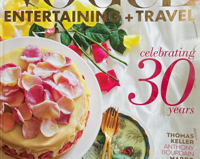 Own a piece of Vogue history -Unique rare magazine Vogue Australia Entertaining & Travel collector's issue 30 years!