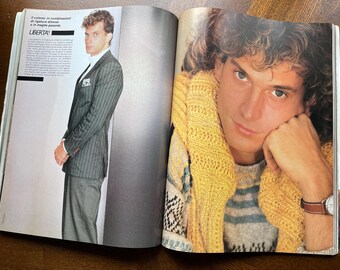 Pre-owned Vintage Rare Fashion Magazine Harper's Bazaar Men's