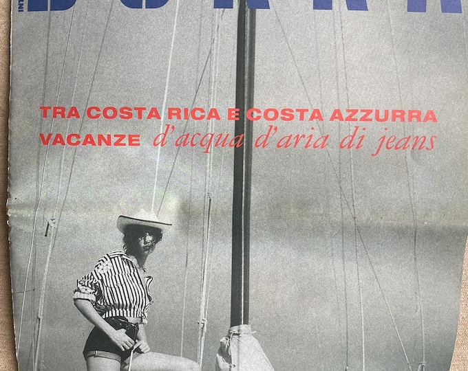 Pre-Owned Vintage rare fashion magazine Italia DONNA supplement 1990 easy wear - Fashion history