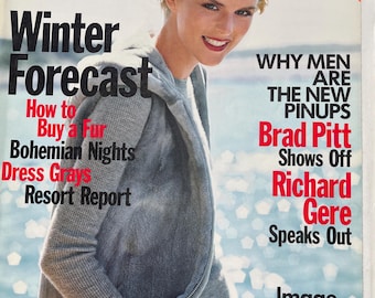 Own a piece of Vogue history -Vogue US magazine November 1997-Iconic Style Fashion Covers Photography Models & Editorials