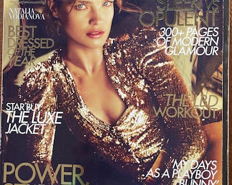 Fashion magazine HARPER'S BAZAAR cover Natalia Vodianova