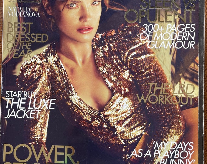 For Women who read fashion -Fashion rare magazine HARPER'S BAZAAR cover Natalia Vodianova