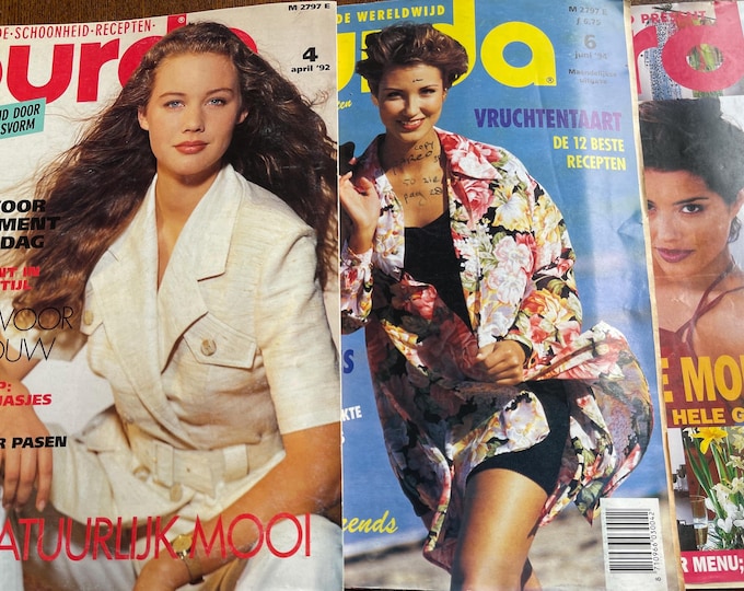 For Women who read fashion -Vintage fashion magazines (3)Burda Netherlands 90s inclusive patterns