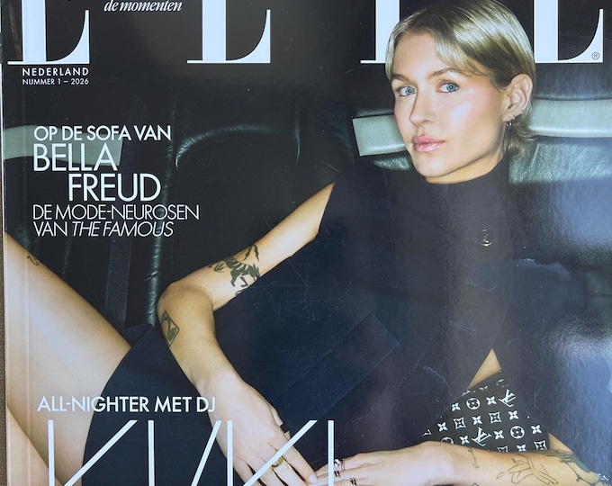 Pre-Owned fashion magazine Elle 2026 magazine Netherlands - Cover DJ Kikki