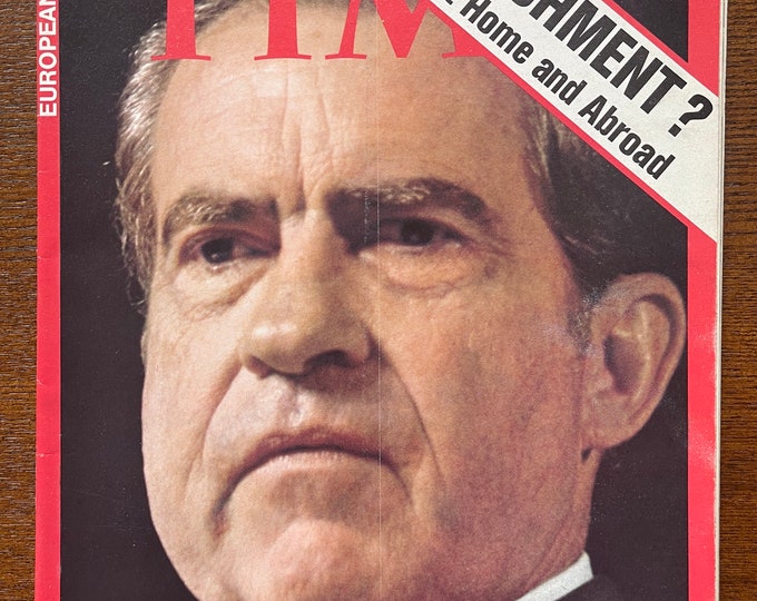 Pre-Owned Time magazine 1973-Vintage Photojournalism - Historic Moment - Iconic covers - Collectible back Issue