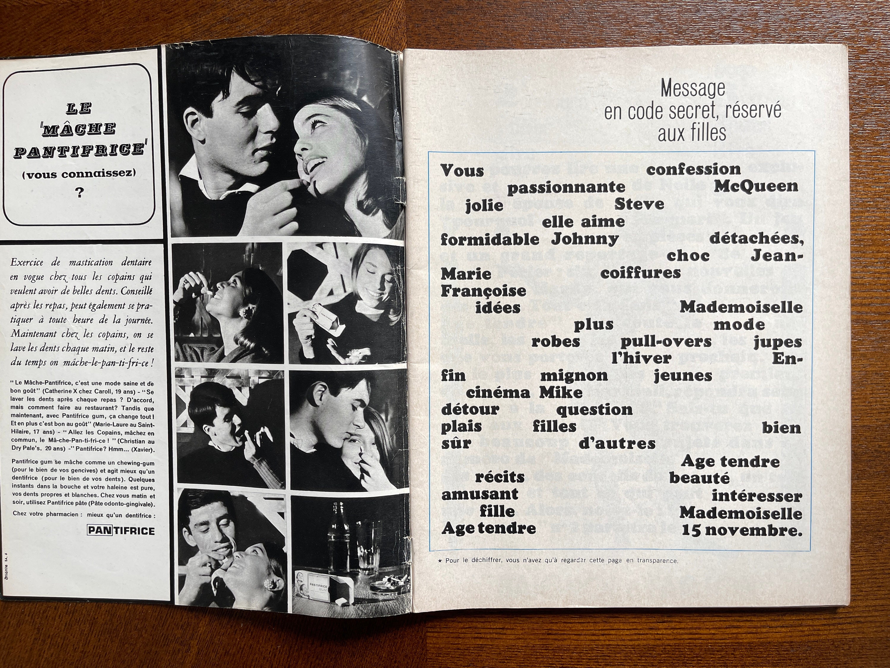 音楽文化 - ヴィンテージの希少なポップミュージック雑誌、フランスの