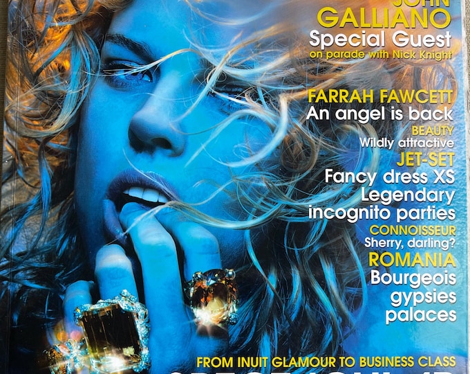 Citizen K international Fall magazine 2002 John Galliano Nick Knight Farrah Fawcett Vintage Fashion Magazine