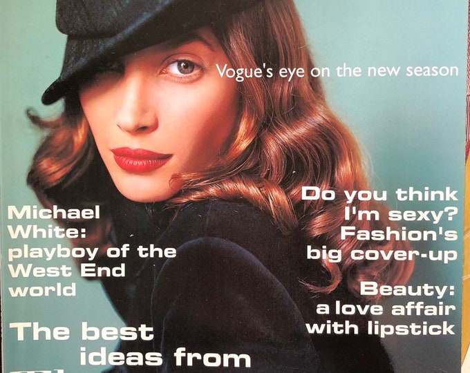 Vintage magazine Vogue September 1993 Christy Turlington