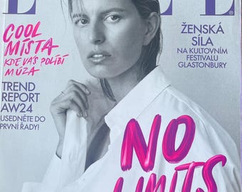 For Women who read fashion -ELLE magazine Czech Republic Karolina Kurkova