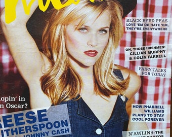 Read between the Icons - unique rae INTERVIEW magazine Reese WhiterspoonCulture icon-Celebrity Interviews & Art -Vintage Collectible issue