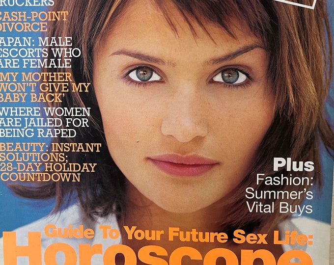 For Women who read fashion -Vintage fashion magazine Marie Claire June 1994 Uk edition cover Helena