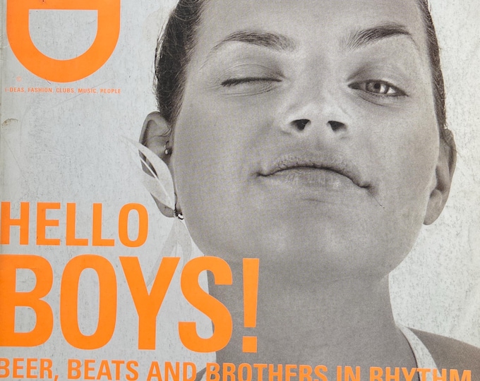Vintage rare fashion magazine i-D 1996 The sound issue no.152 -Youth Culture & Fashion- Iconic Style Photography- Collectible Magazine
