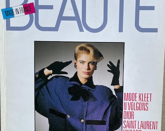Pre-Owned French magazine Votre Beaute Haute Couture Autumn Winter 1985/86 - Unique collectors edition