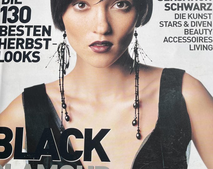 Own a piece of Vogue history -Vintage magazine Vogue Germany 2001 cover Audrey