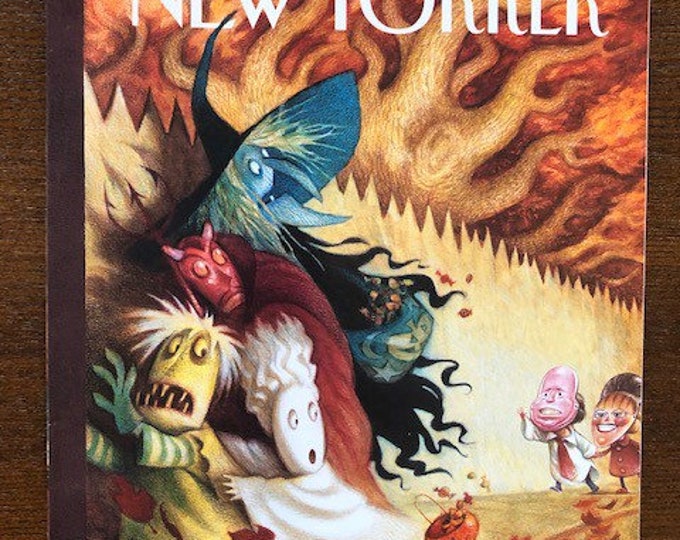 The cover's just the beginning - The New Yorker 2008 Iconic Journalism & Cartoons - Collectible Issue Gift for magazine lovers!
