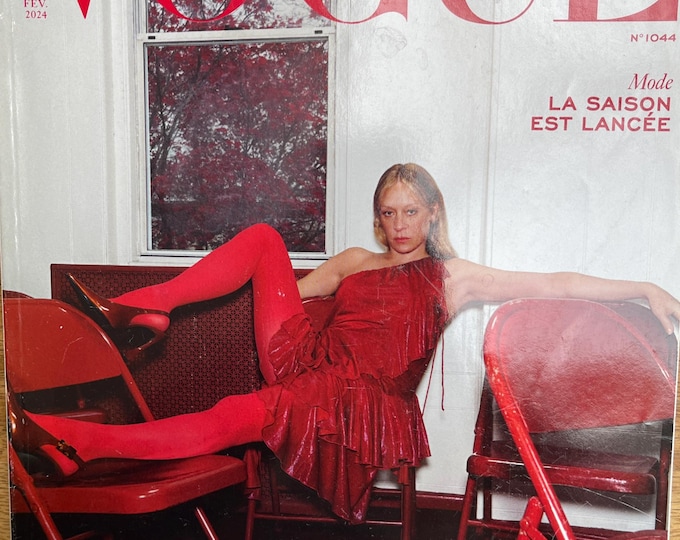 Pre-Owned Magazine Vogue France 2024 cover Chloe Sevigney - Iconic style & Cover Photography Models Collectible Issue!