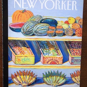 The cover's just the beginning - The New Yorker 2008 Iconic Journalism & Cartoons - Collectible Issue Gift for magazine lovers!