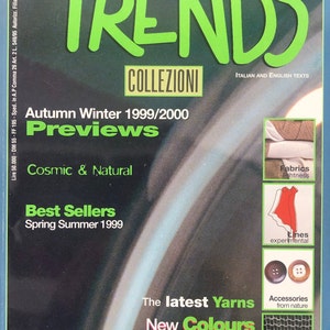 Para mujeres que leen moda - Revista Vintage Italia Tendencias 1999