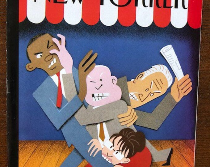 The cover's just the beginning - Magazine The New Yorker Iconic Journalism & Cartoons - Collectible Issue Gift for magazine lovers!