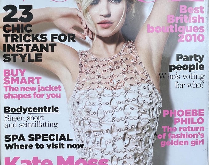 Pre-Owned Vogue magazine Kate Moss April 2010