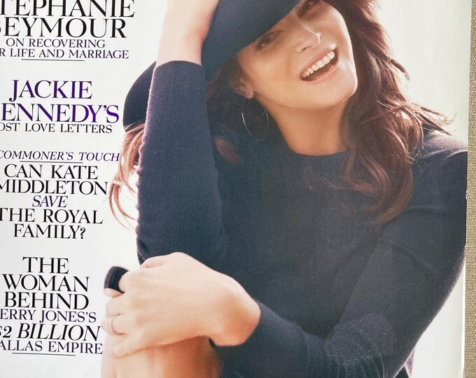 For Women who read fashion magazine Town & Country cover image Stephanie Seymour