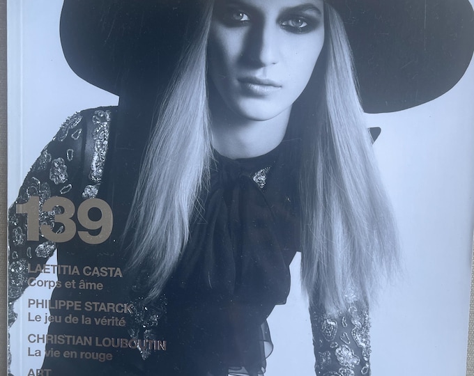 Pre-Owned Vintage rare fashion magazine Numero 2012 French No 139 cover Julia Nobis - Nuit
