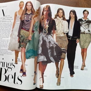 Begagnad vintagemodetidning Harper's Bazaar-omslag Scarlett Johansson! bild 7