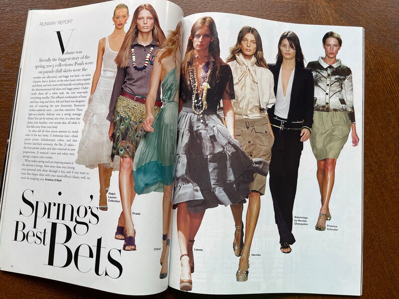 Begagnad vintagemodetidning Harper's Bazaar-omslag Scarlett Johansson! bild 7