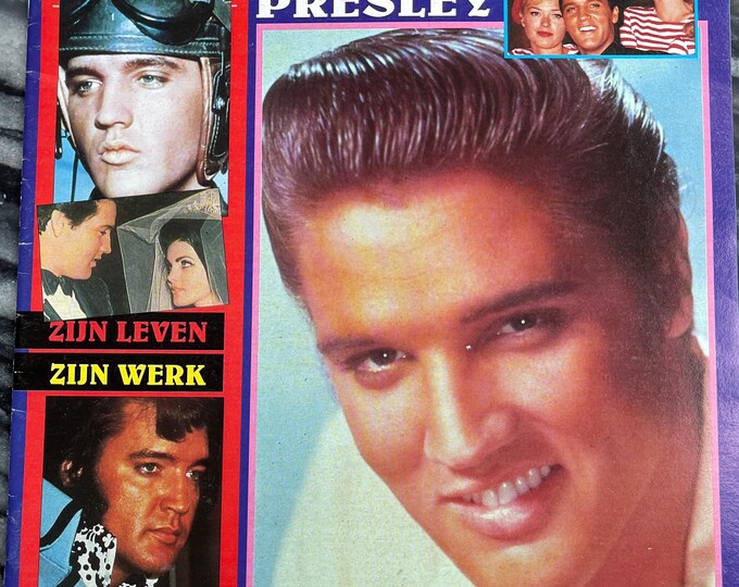 Pre-Owned Vintage rare Life Story Magazine Elvis special and poster collector's issue!