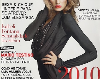 Fashion Magazine Vogue Portugal cover Isabeli Fontana -Iconic fashion Style & Photography Fashion Models - Editorials