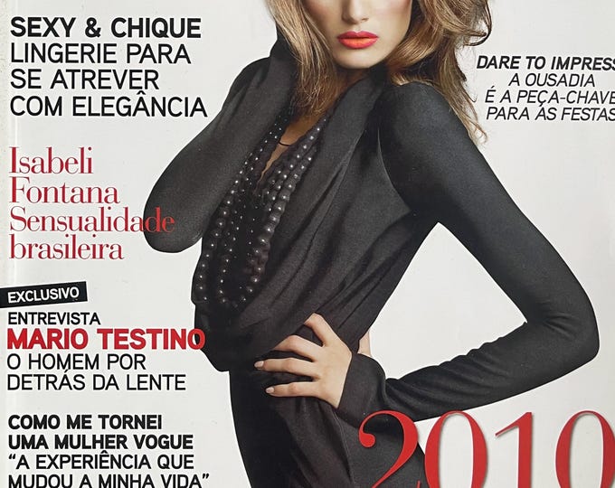 Fashion Magazine Vogue Portugal cover Isabeli Fontana -Iconic fashion Style & Photography Fashion Models - Editorials