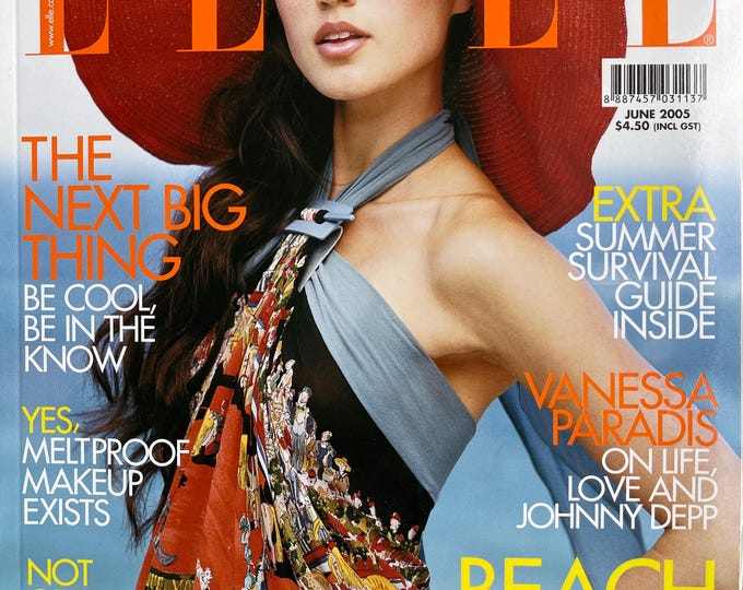 Pre-Owned Fashion magazine Elle Singapore 2005 cover Joanna