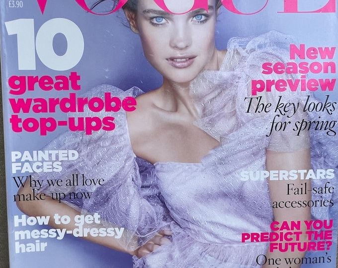 Pre-Owned Vogue magazine 2010 cover Natalia Vodianova