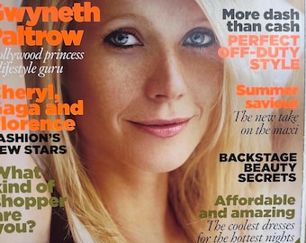 Pre-Owned Magazine Vogue 2010 cover Gwyneth Paltrow-Iconic Style Fashion Covers Photography Models & Editorials