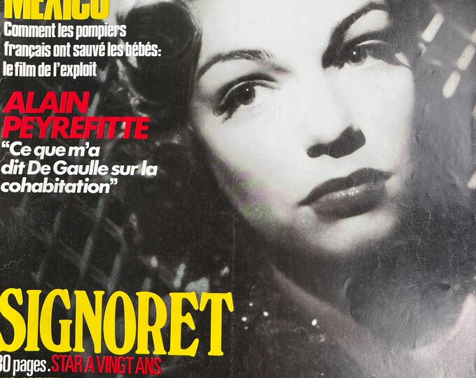 Pre-Owned unique collectors issue Paris Match 1982 Simone Signoret collectors