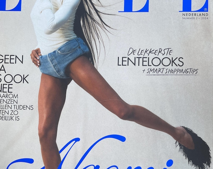 For Women who read fashion -ELLE magazine Dutch Fashion edition Naomi Campbell!