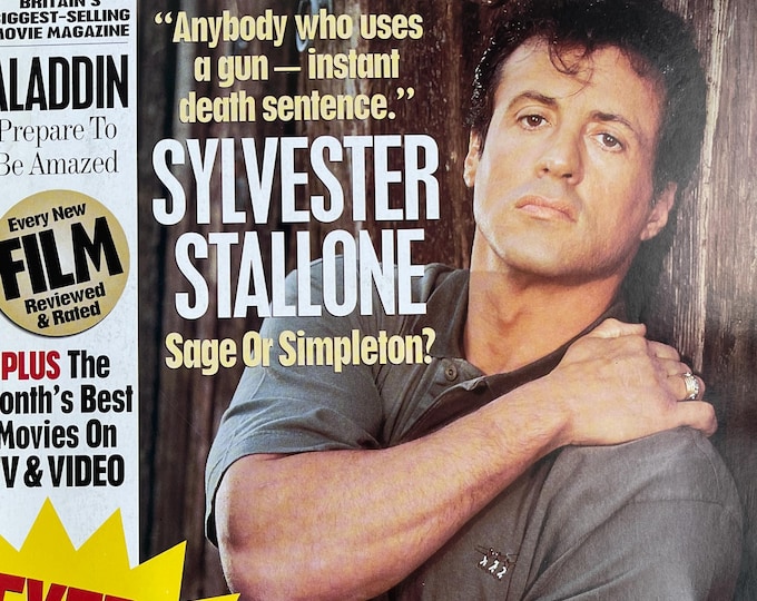 Pre-Owned Unique rare vintage magazine Empire 1993 cover Silvester Stallone! - Vintage Print -Iconic stories, Collectible Retro issue