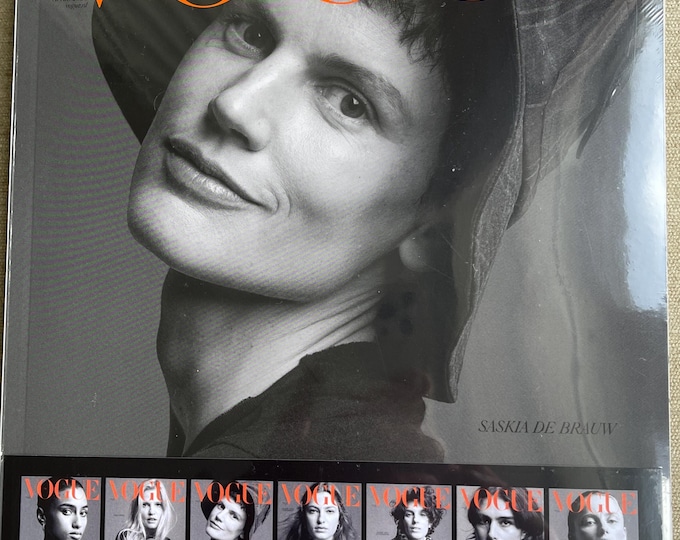 New Vogue Netherlands - April 2026 - Sakia De Brauw cover - special edition by Inez & Vinoodh - vintage special 7 covers!